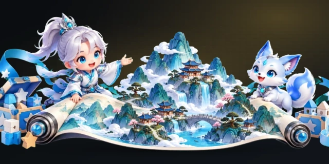 江山美景画